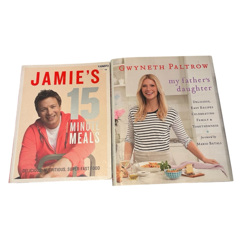 Celeb Cookbook Bundle Jamie Oliver + Gwenyth Paltrow
